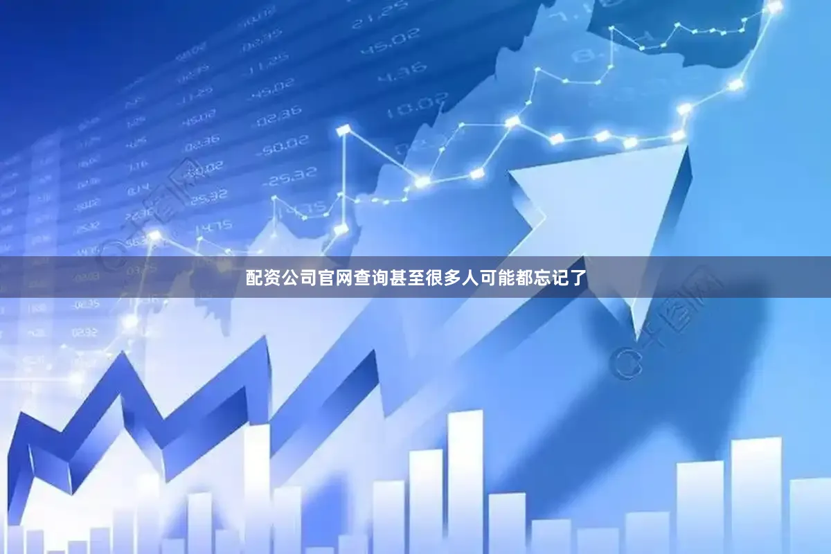 配资公司官网查询甚至很多人可能都忘记了